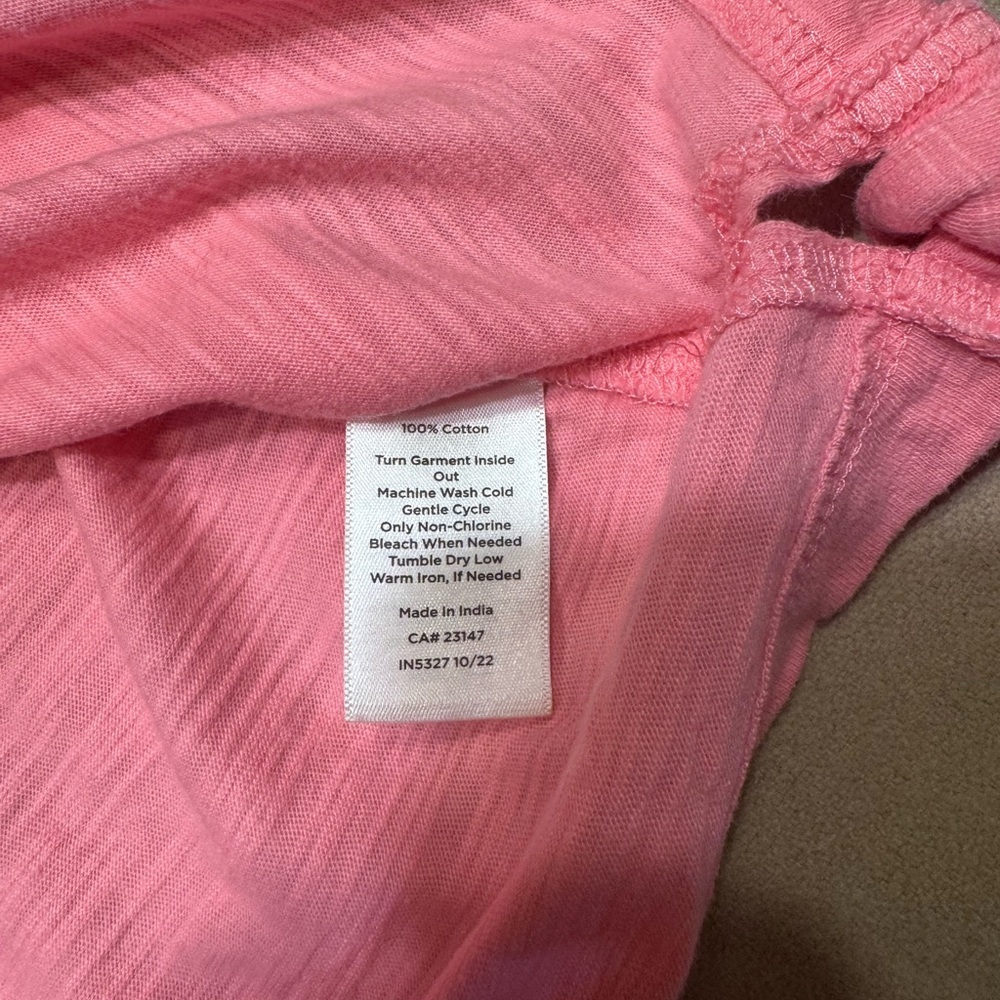 Talbots set of 2 Red and Pink Striped Tops - Picture 8 of 10